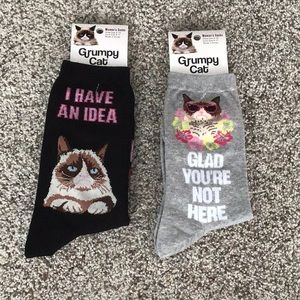 grumpy cat sock set